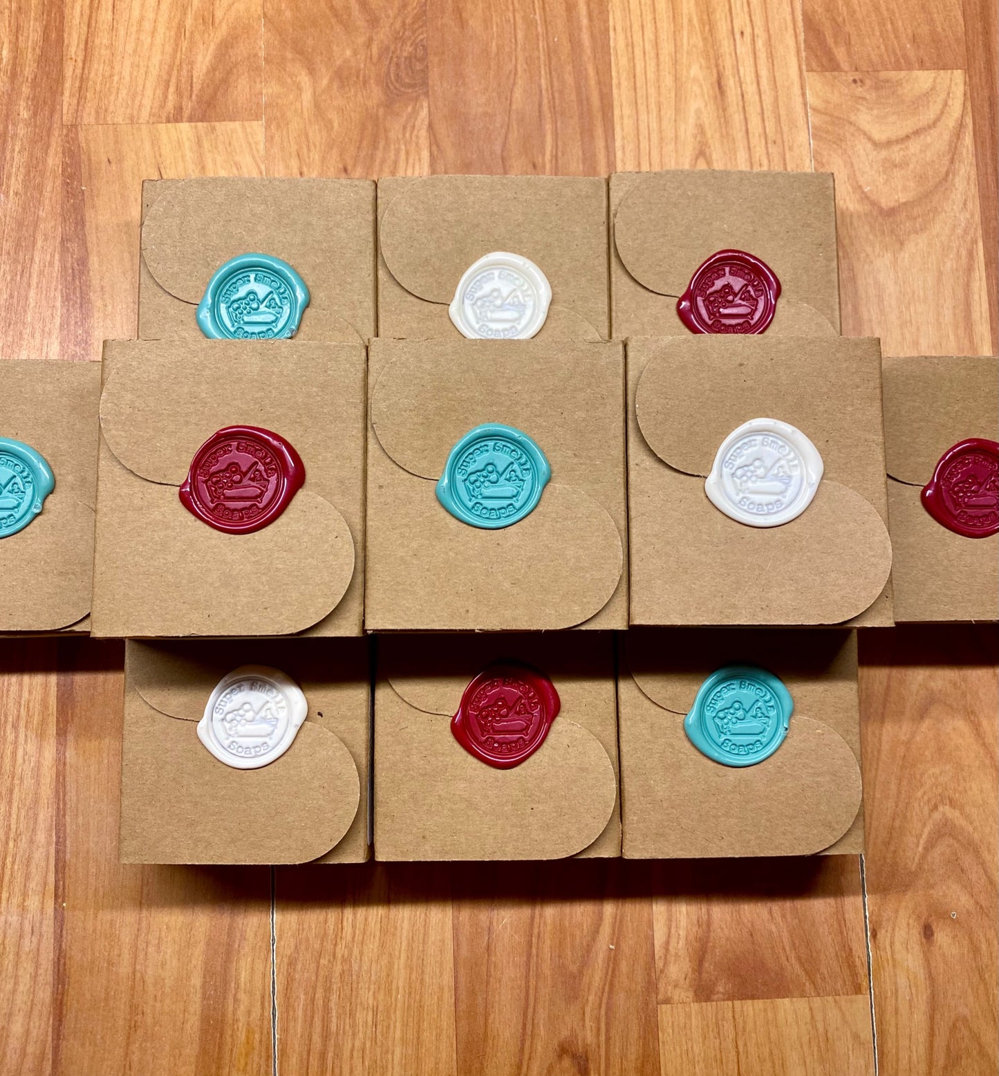 White Christmas Garnet Soap