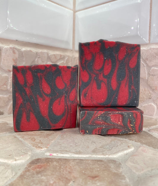 Traditional Crackling Firewood Garnet Soap