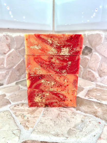 Blackberry Sage Garnet Soap