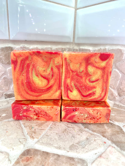 Blackberry Sage Garnet Soap