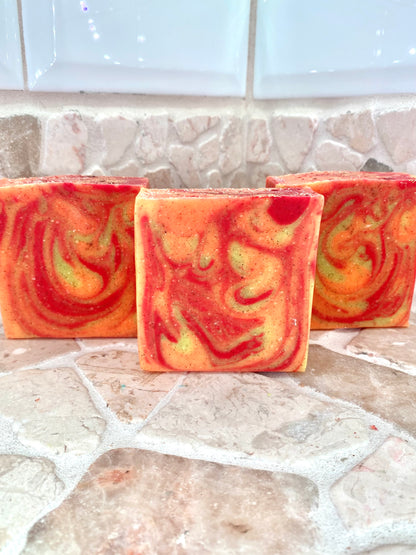 Blackberry Sage Garnet Soap