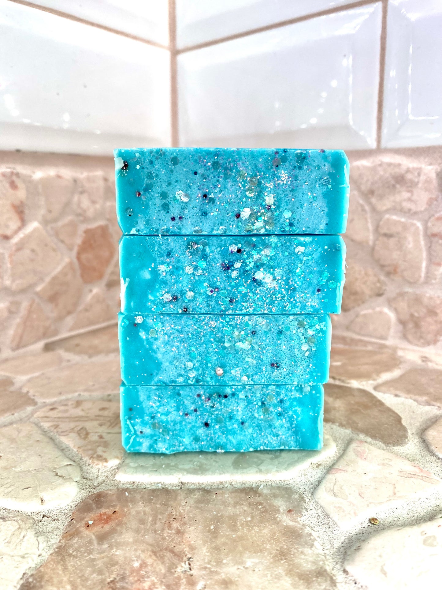 White Christmas Soap