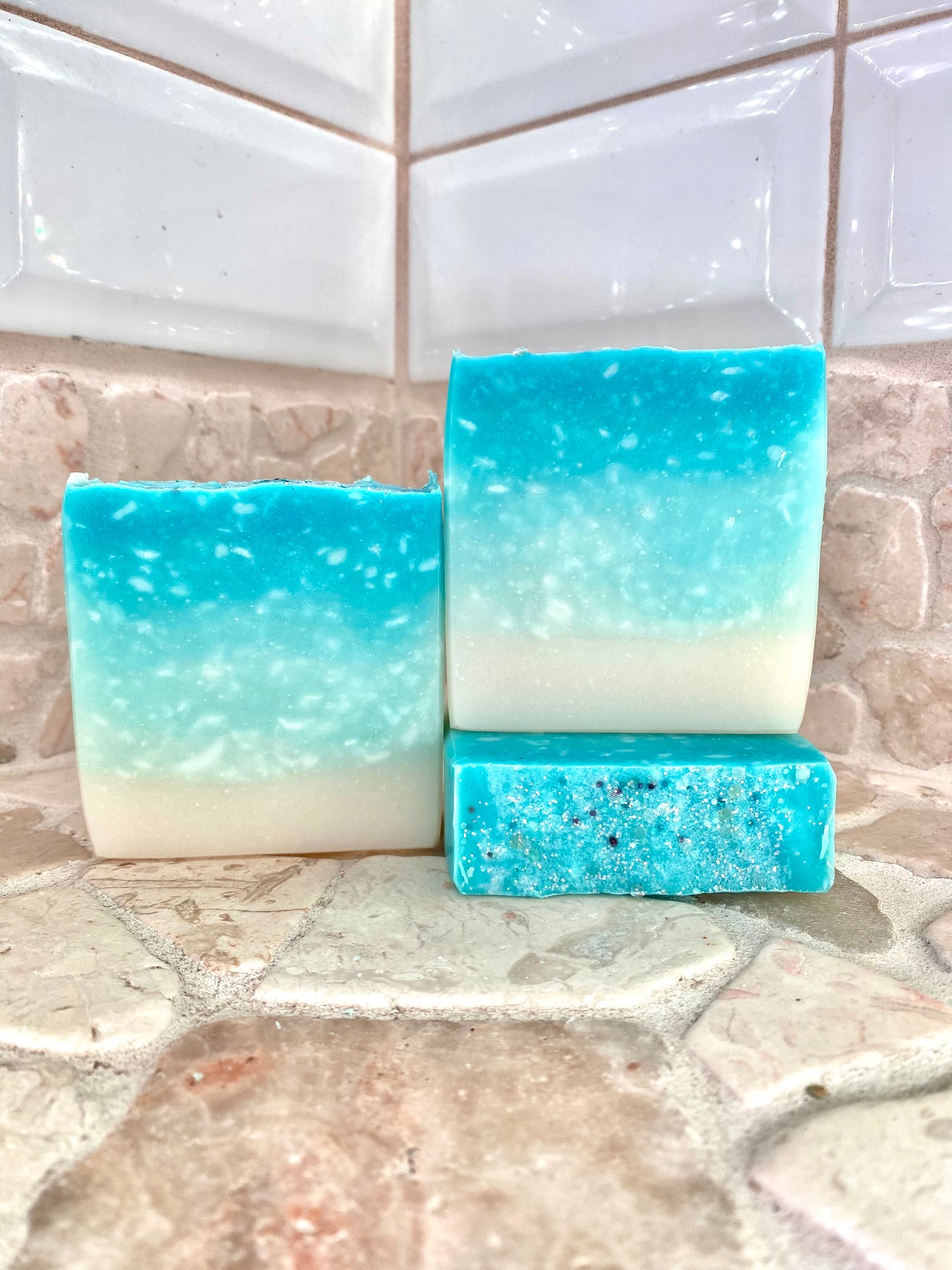 White Christmas Soap