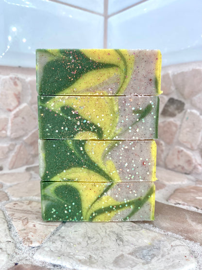 Lemongrass Garnet Soap