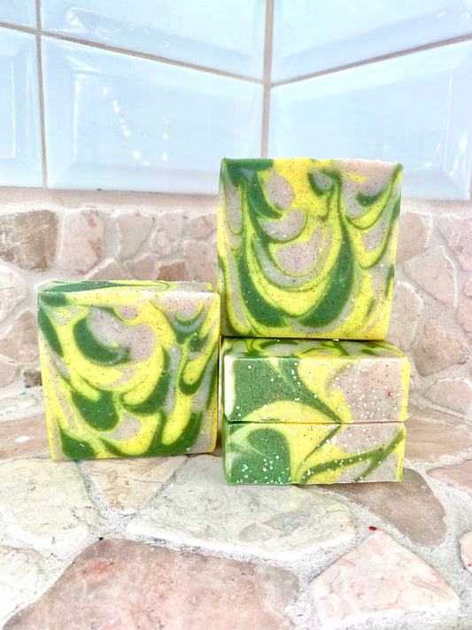 Lemongrass Garnet Soap